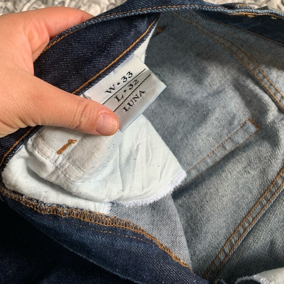 Part Two Dark Denim High Rise Jeans - Picture 5 of 5